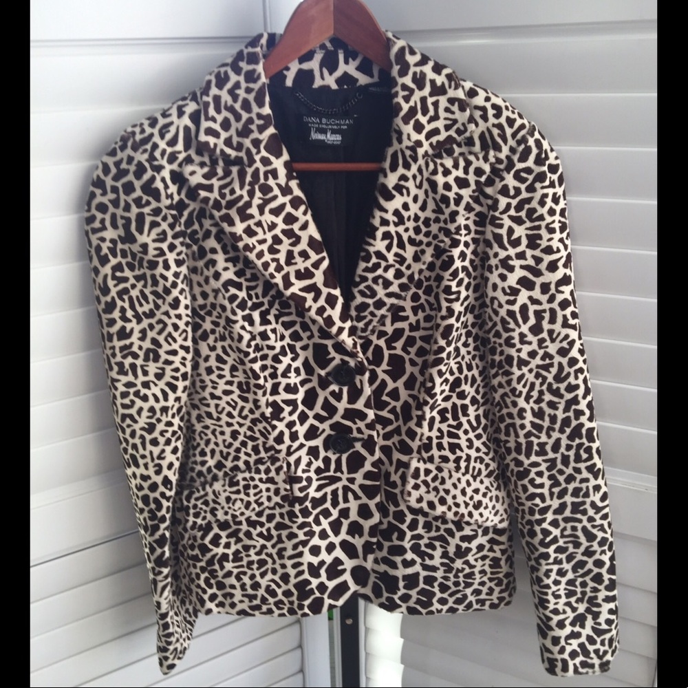 Neiman Marcus Leopard Print Jacket